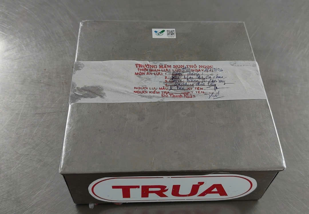 Preserved meal sample
