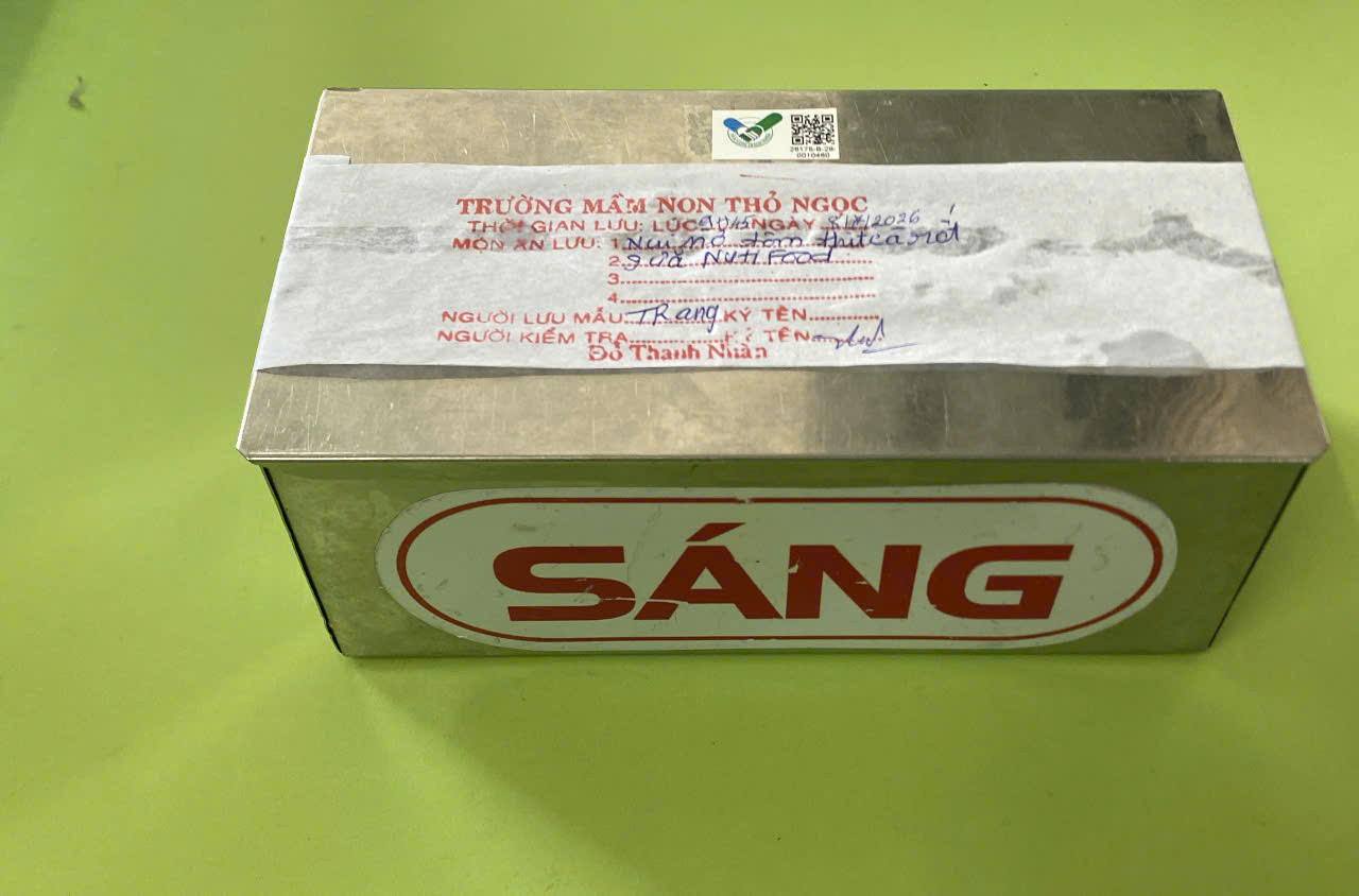 Preserved meal sample