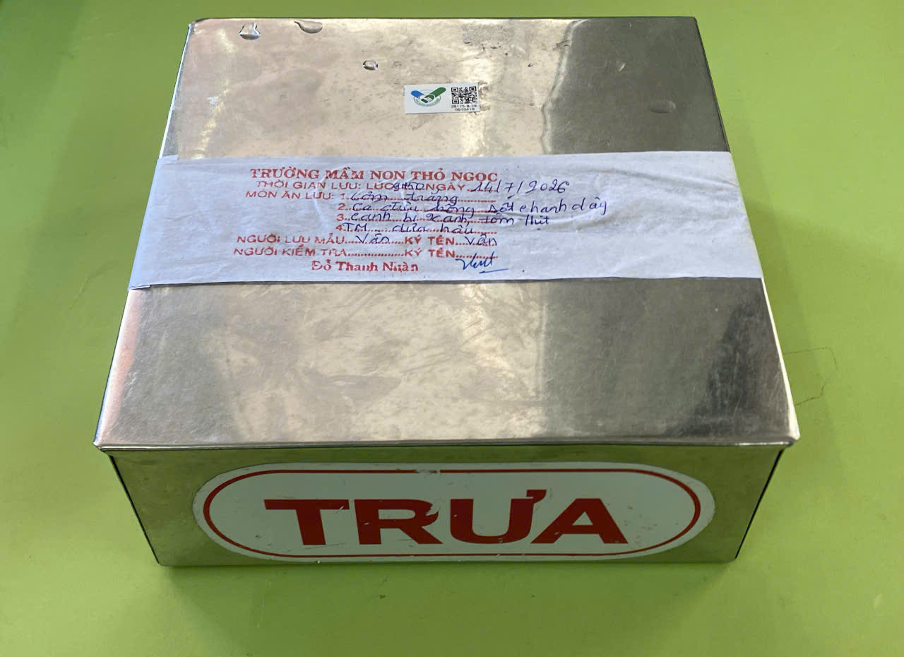 Preserved meal sample