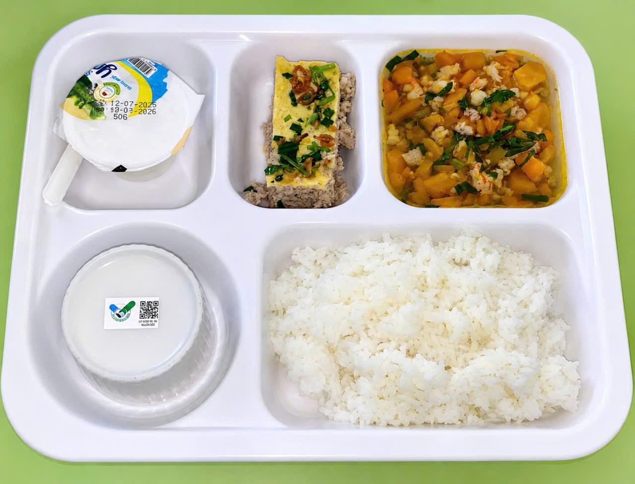 Preserved meal sample
