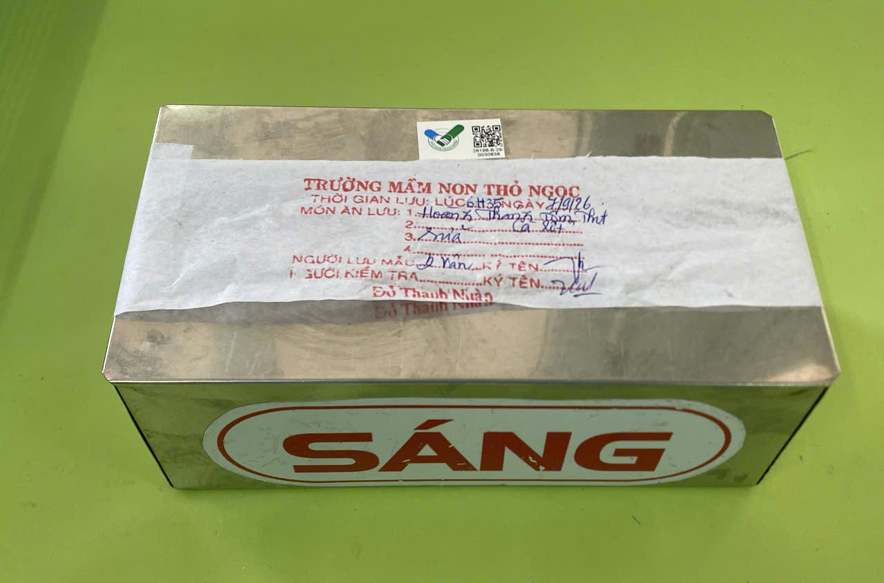 Preserved meal sample