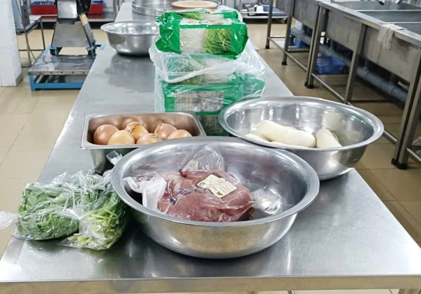 Preserved meal sample