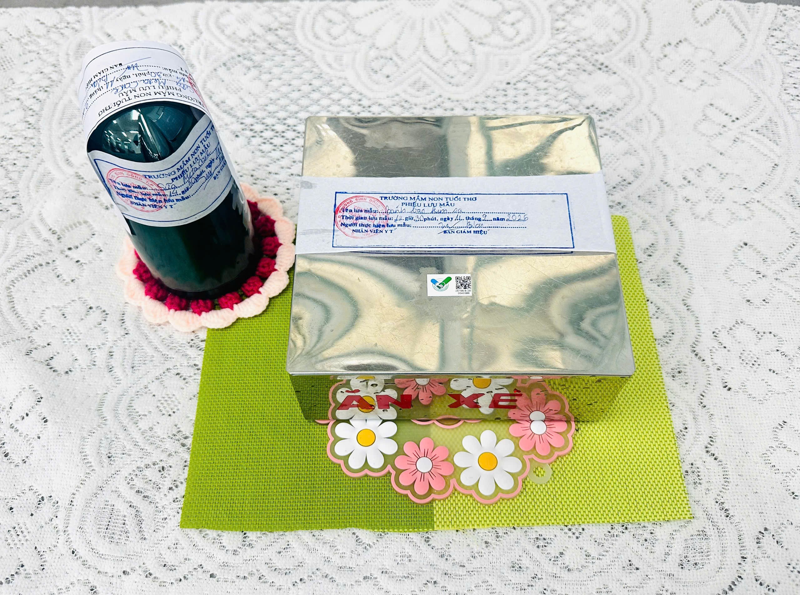 Preserved meal sample