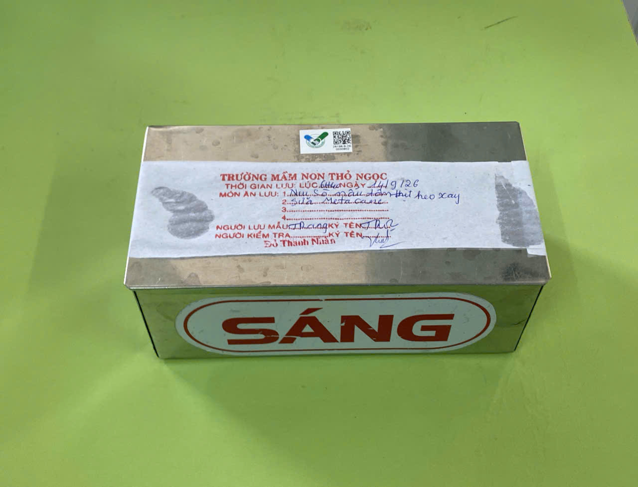 Preserved meal sample