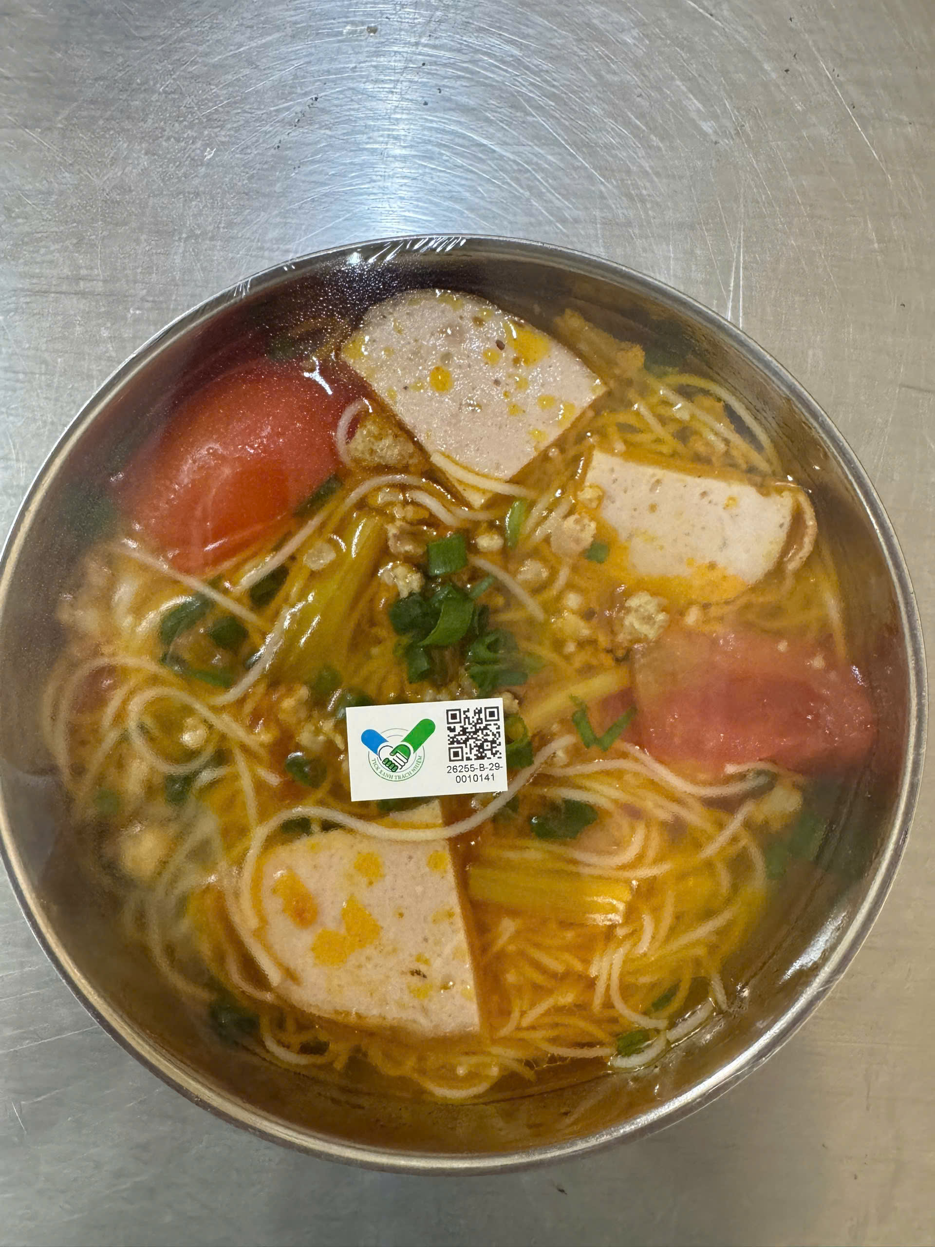 Preserved meal sample