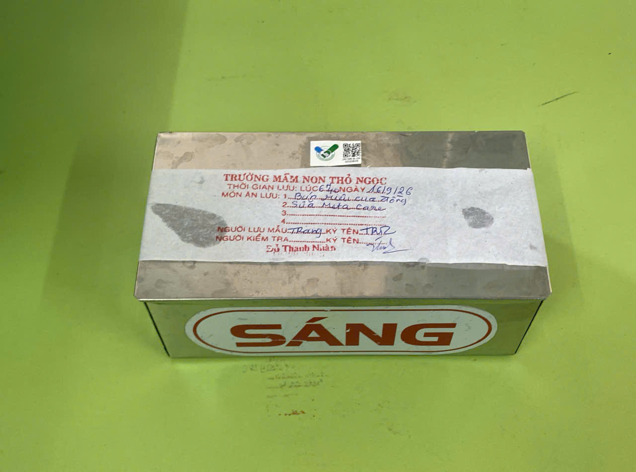 Preserved meal sample