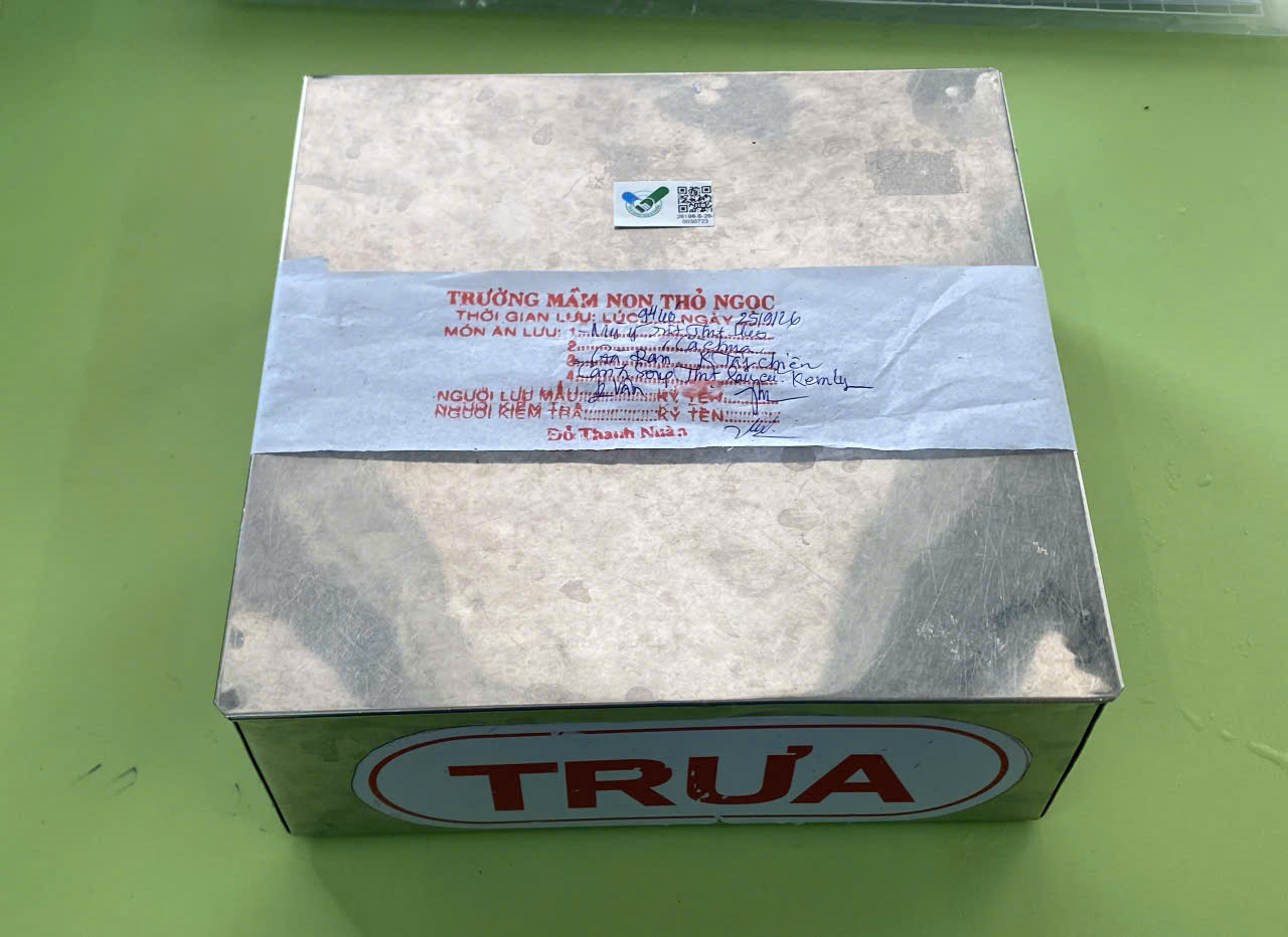 Preserved meal sample