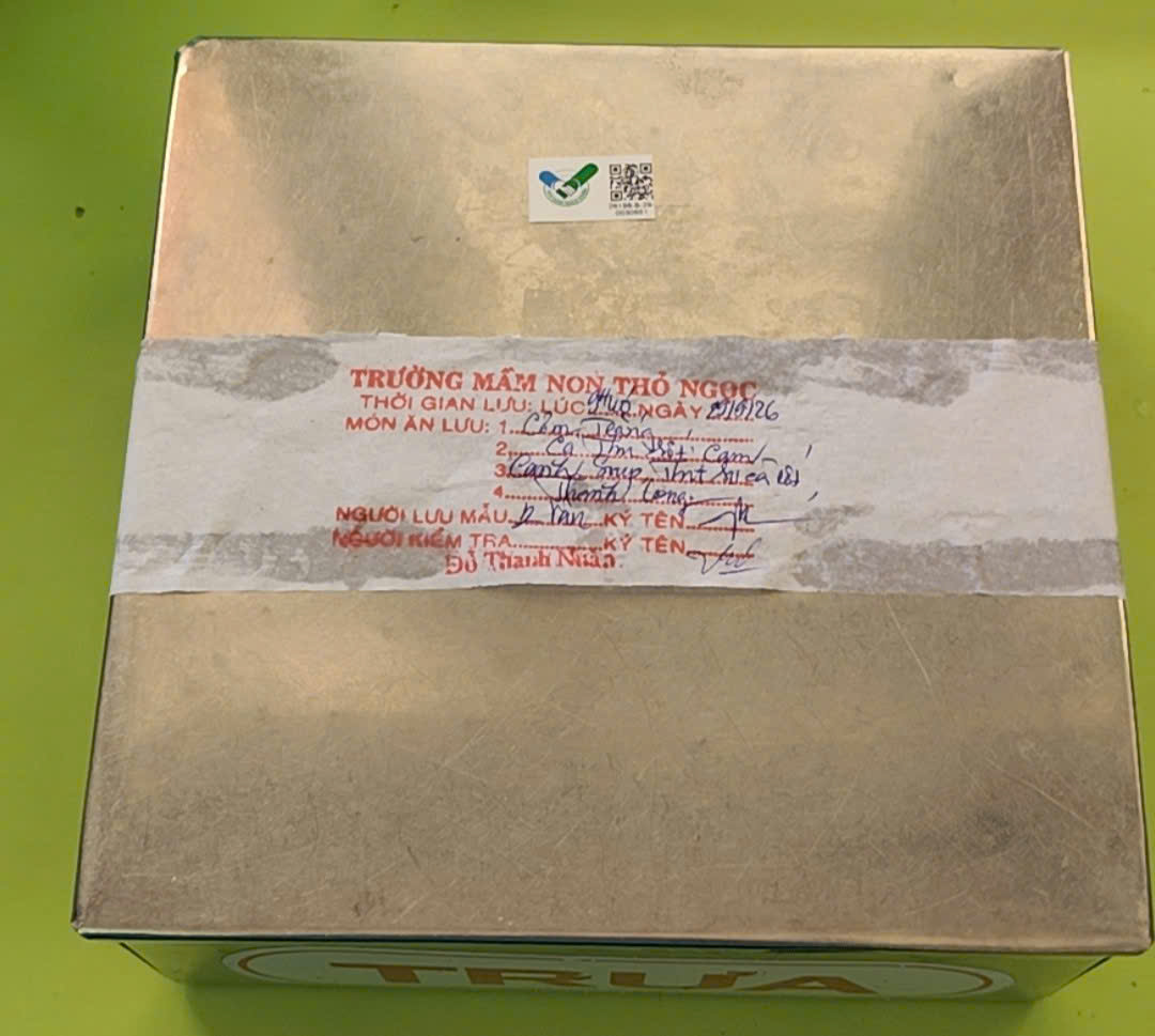 Preserved meal sample