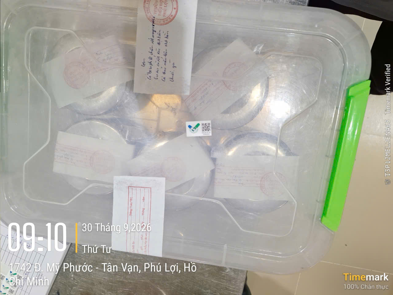 Preserved meal sample