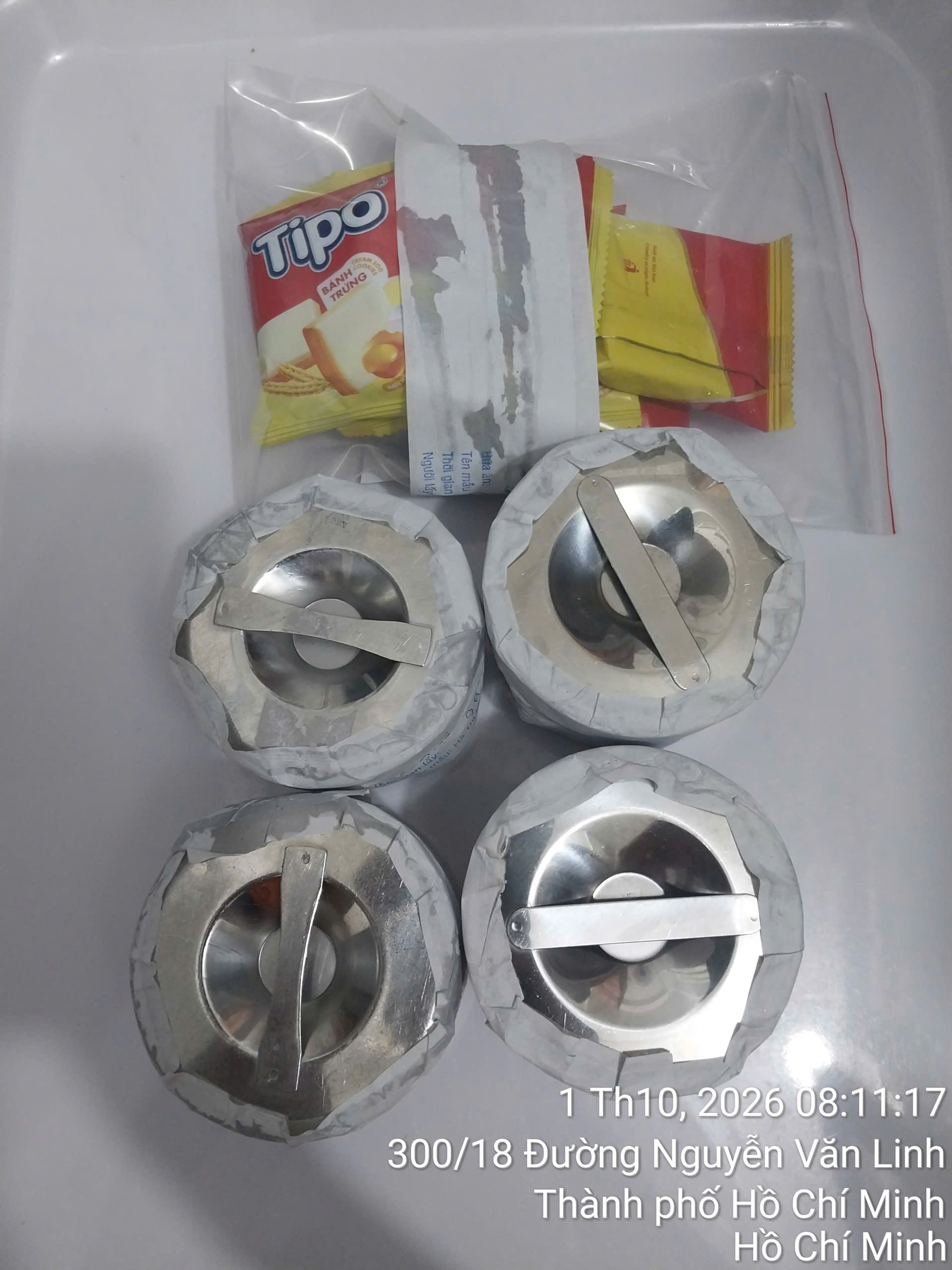 Preserved meal sample