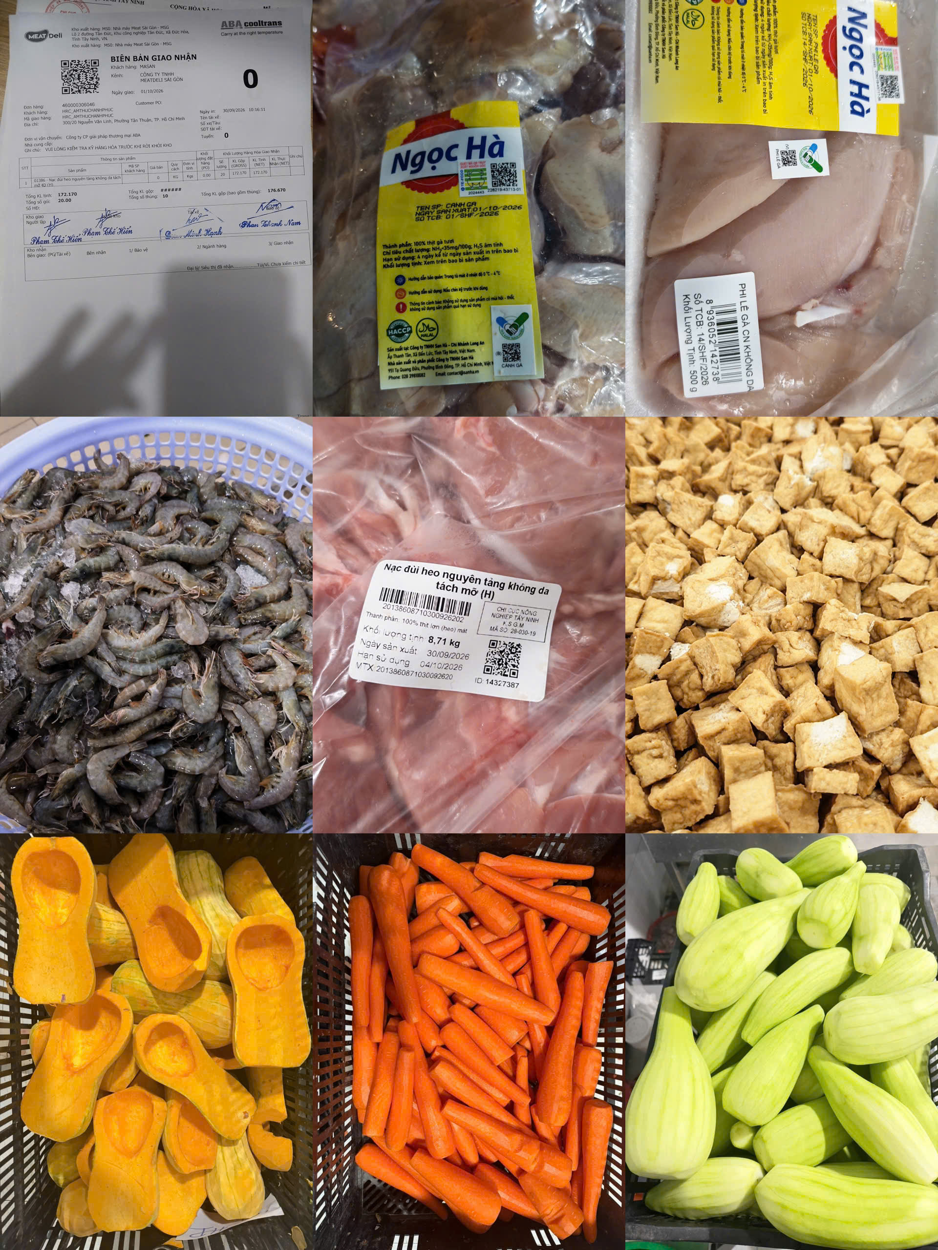 Preserved meal sample