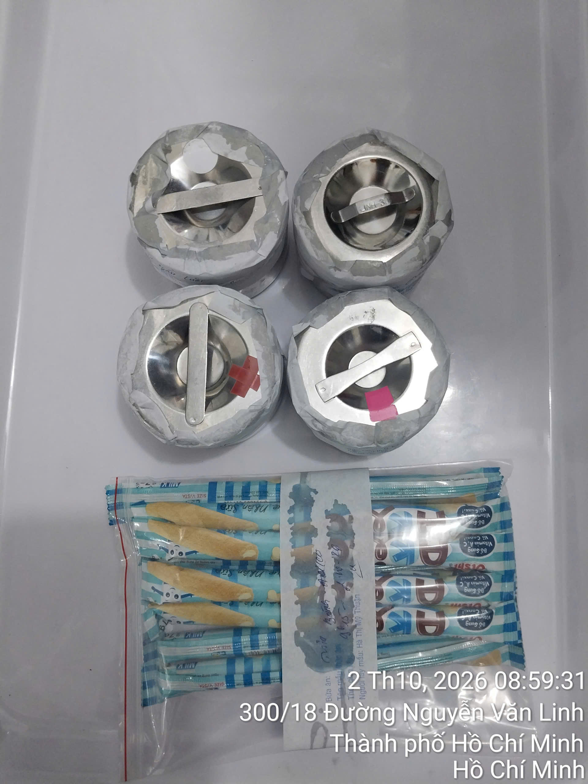 Preserved meal sample