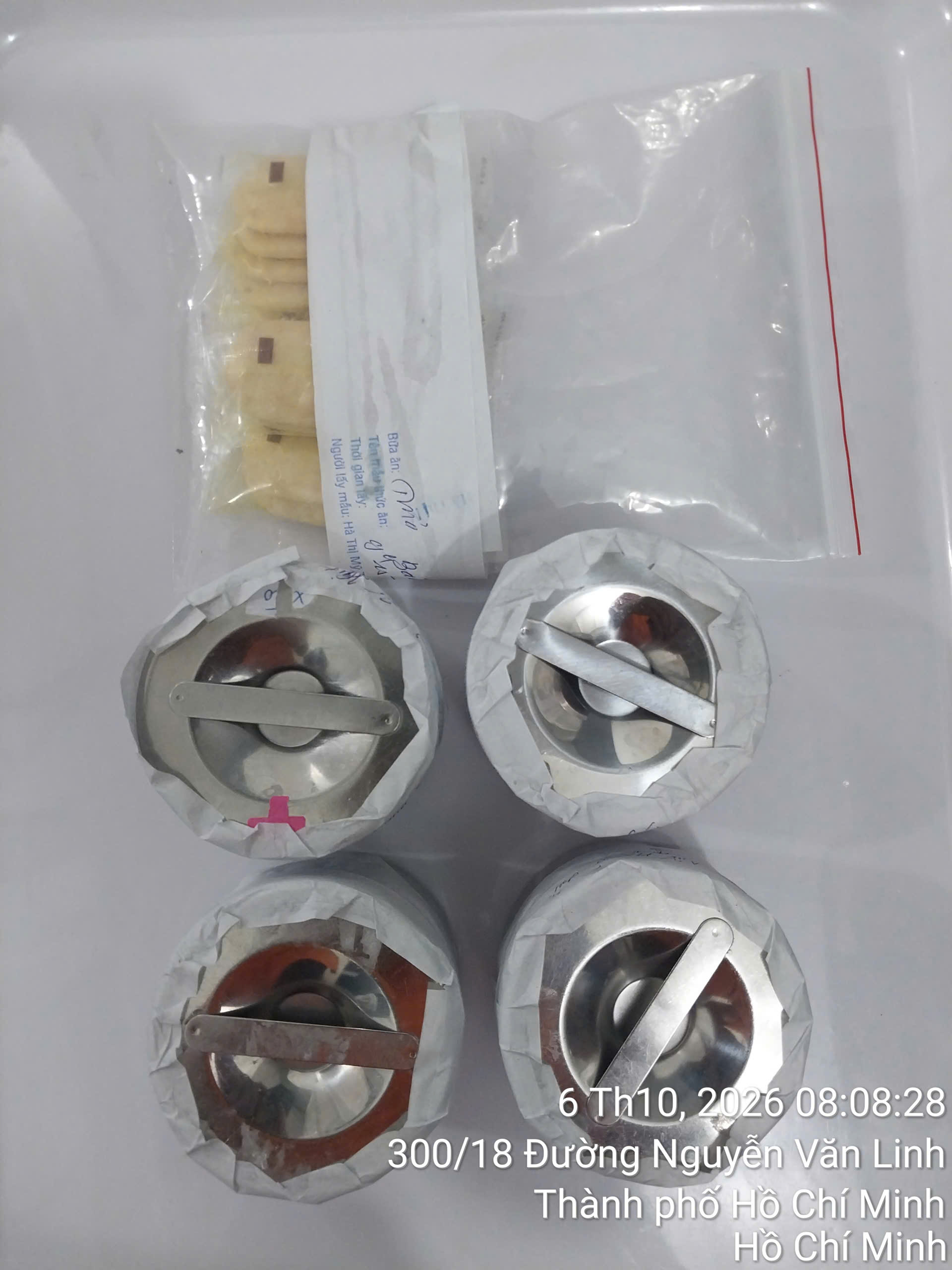 Preserved meal sample