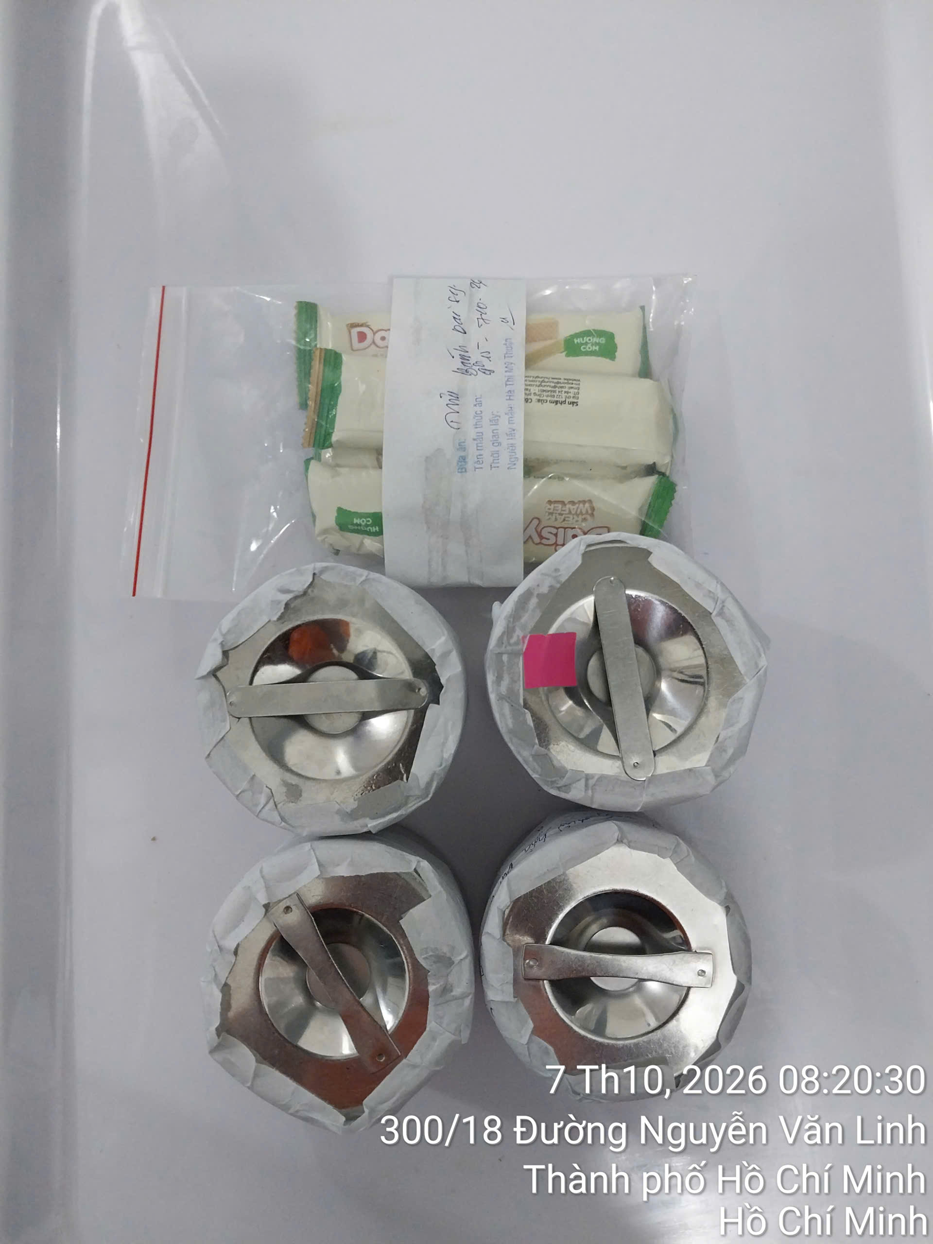 Preserved meal sample
