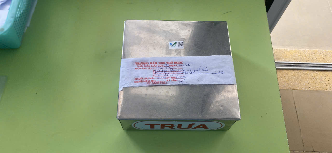 Preserved meal sample