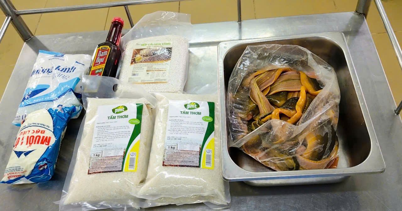Preserved meal sample