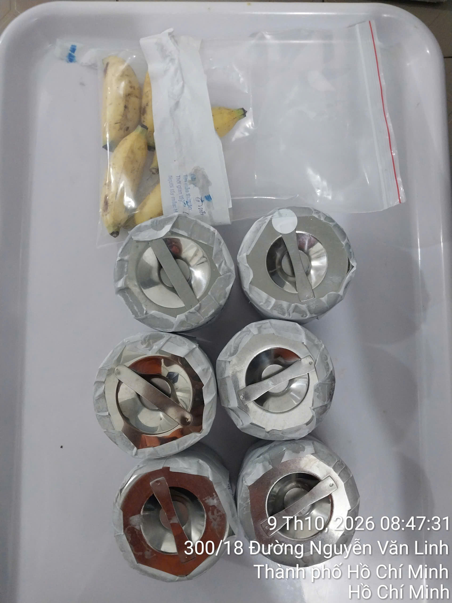 Preserved meal sample