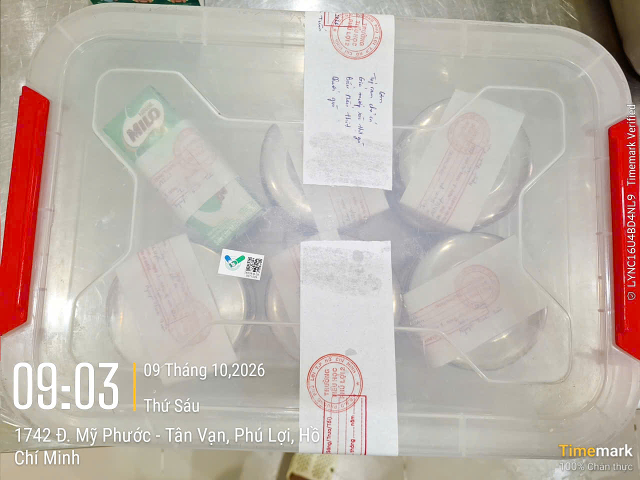 Preserved meal sample