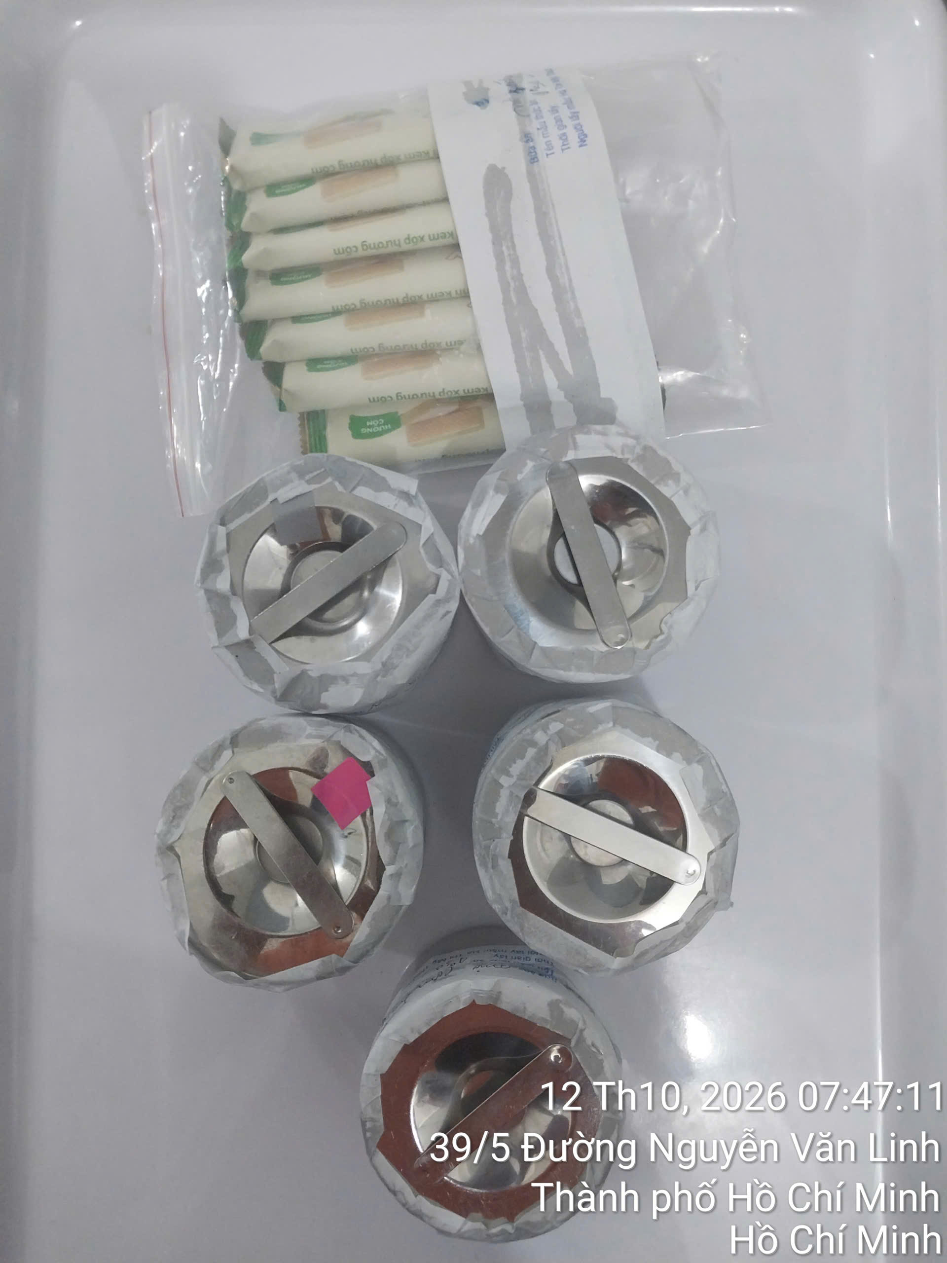Preserved meal sample