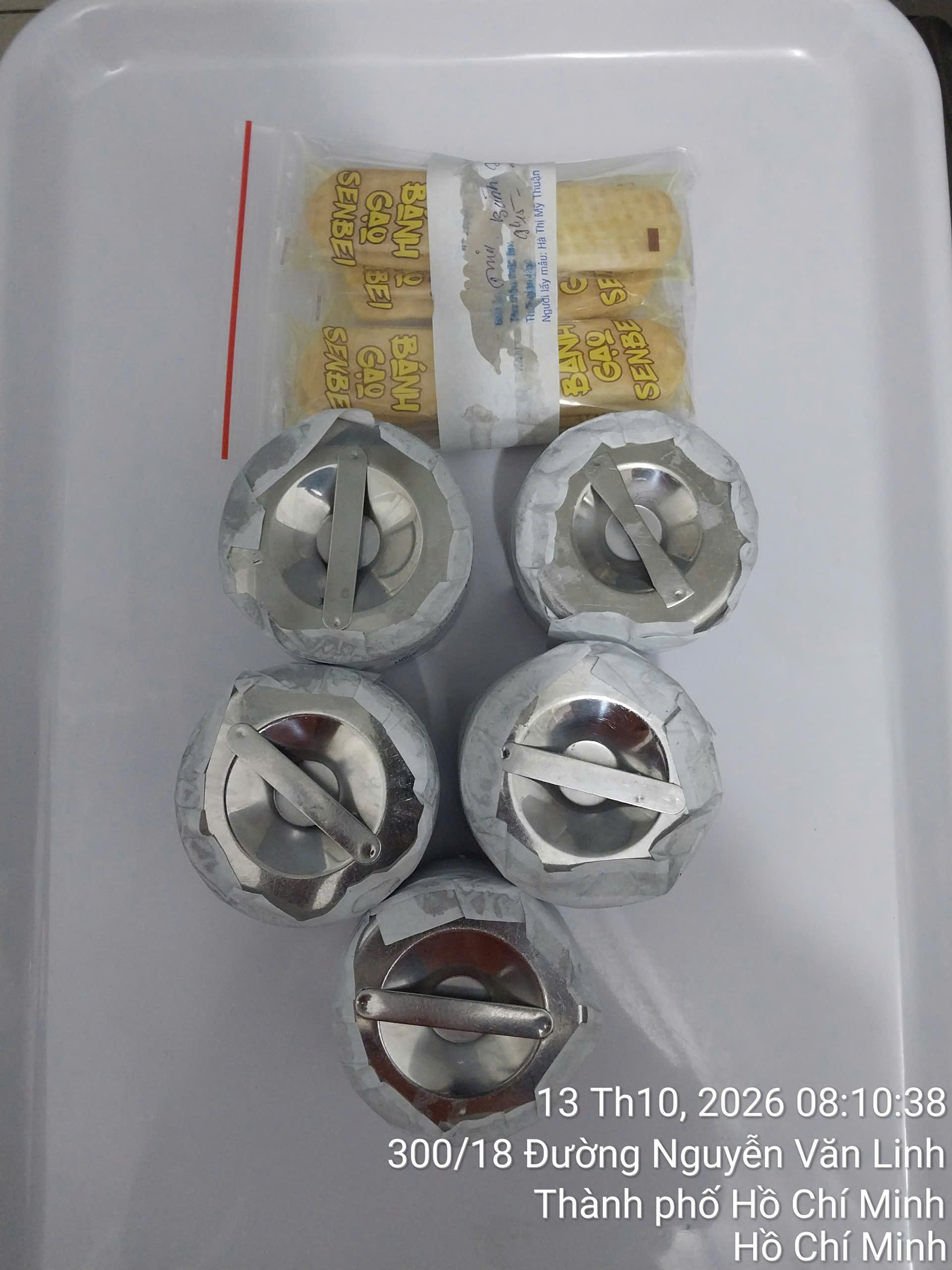 Preserved meal sample