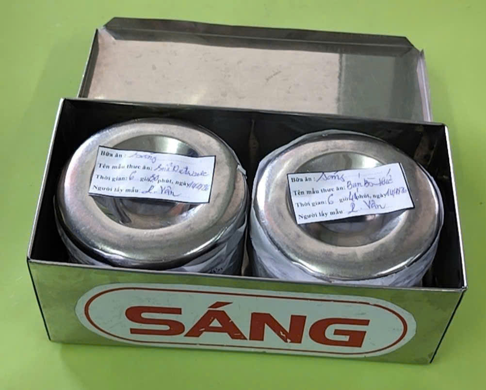Preserved meal sample