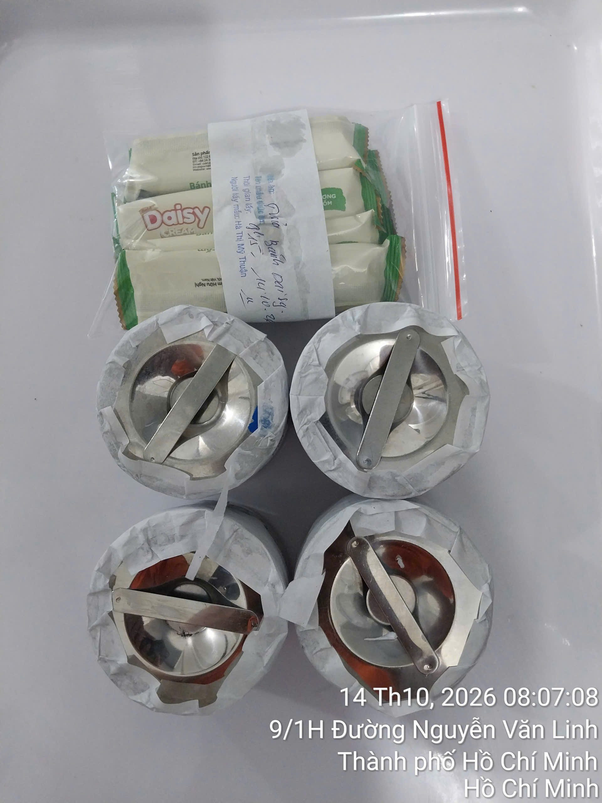 Preserved meal sample