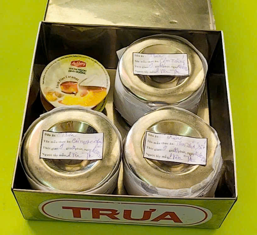Preserved meal sample