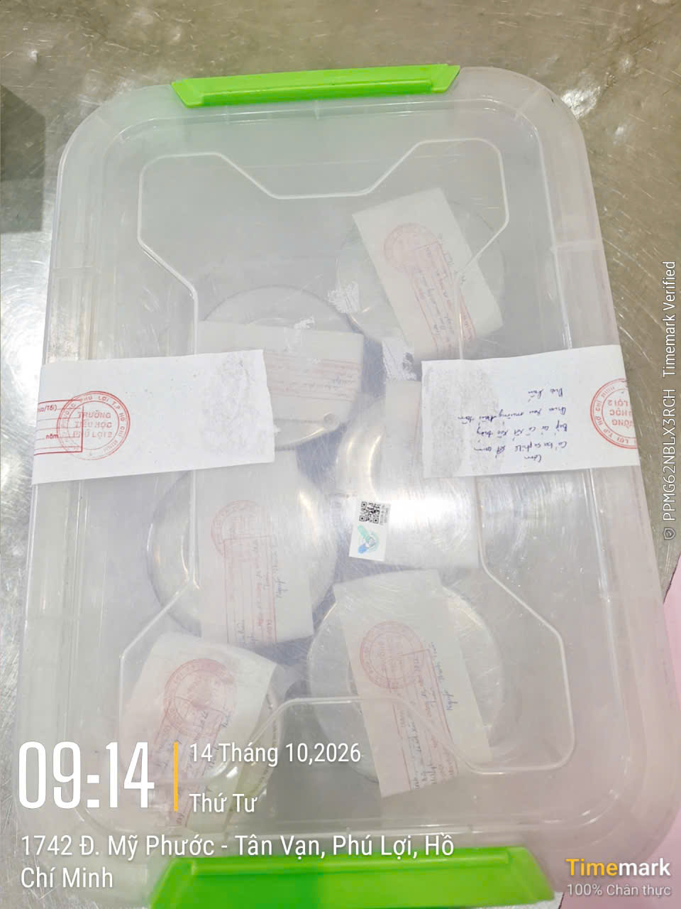 Preserved meal sample
