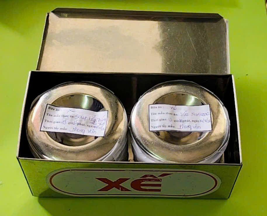 Preserved meal sample