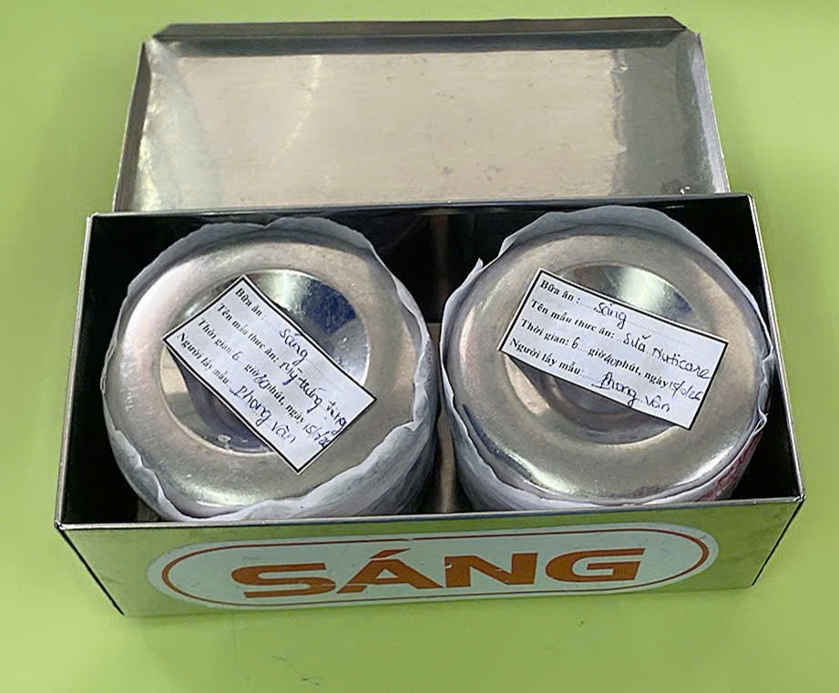 Preserved meal sample