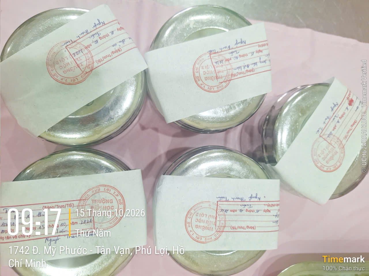 Preserved meal sample