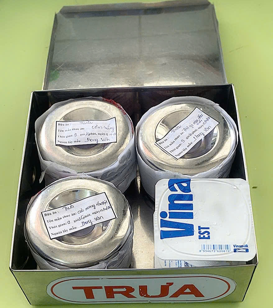 Preserved meal sample