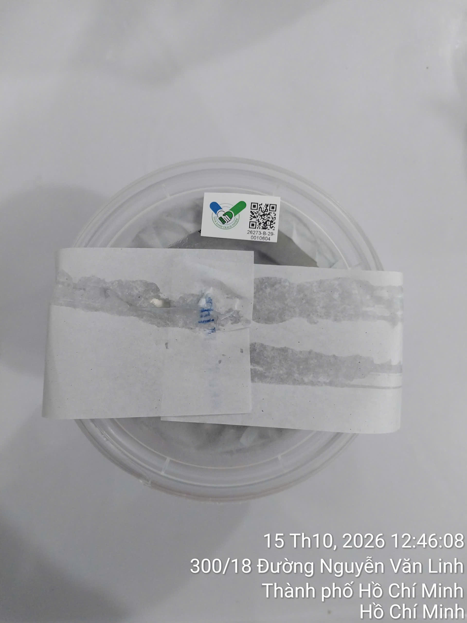 Preserved meal sample
