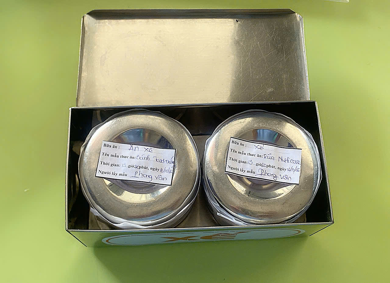 Preserved meal sample