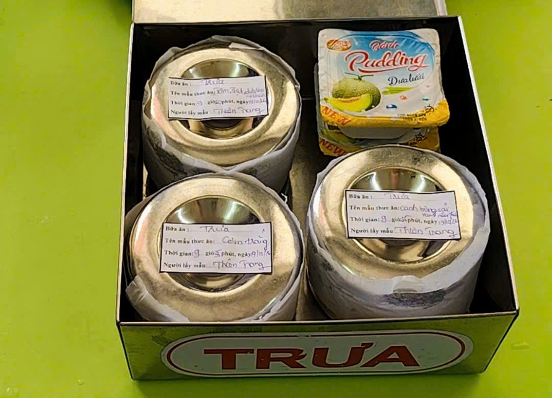 Preserved meal sample