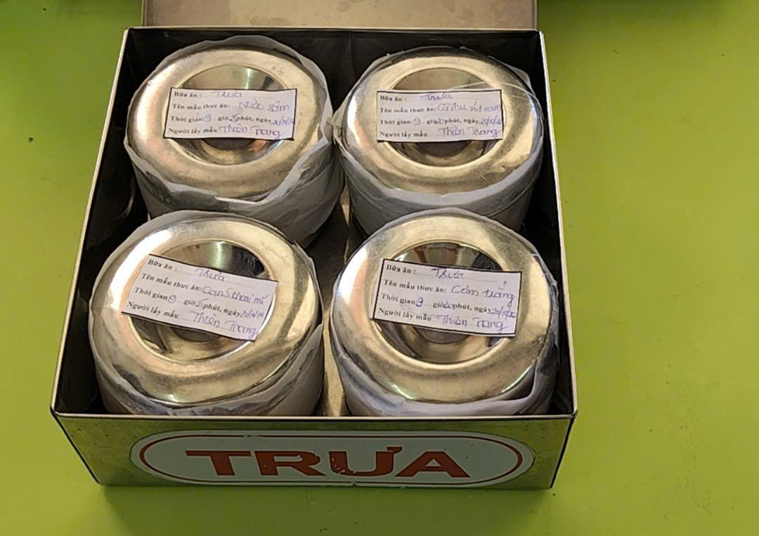 Preserved meal sample