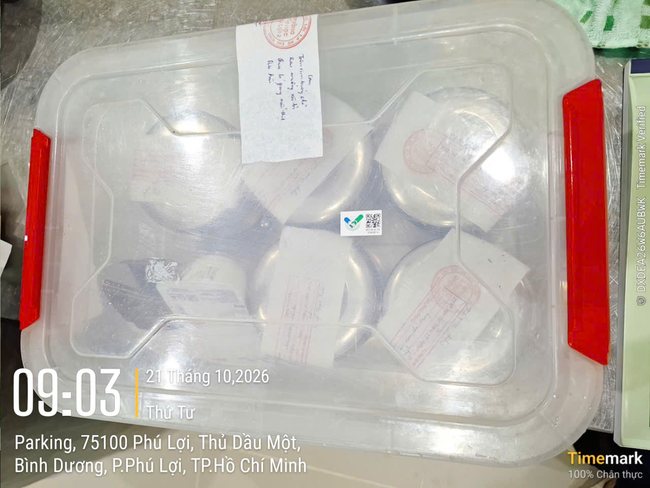 Preserved meal sample