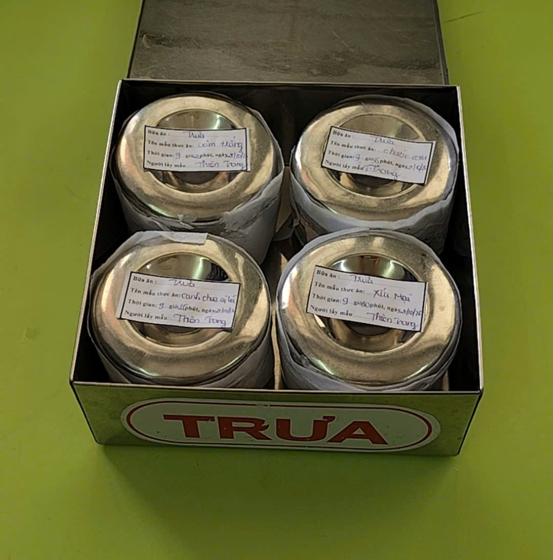 Preserved meal sample
