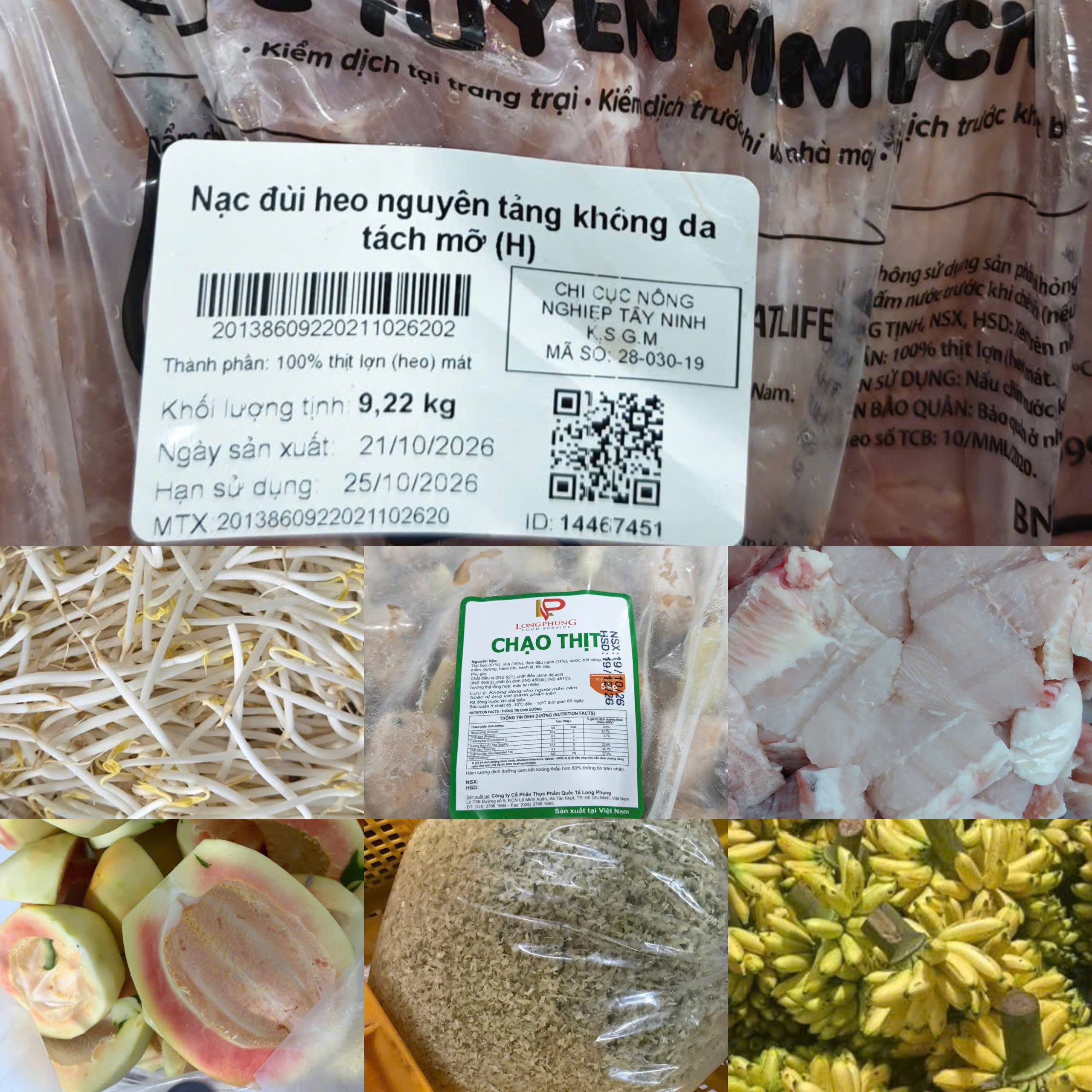 Preserved meal sample