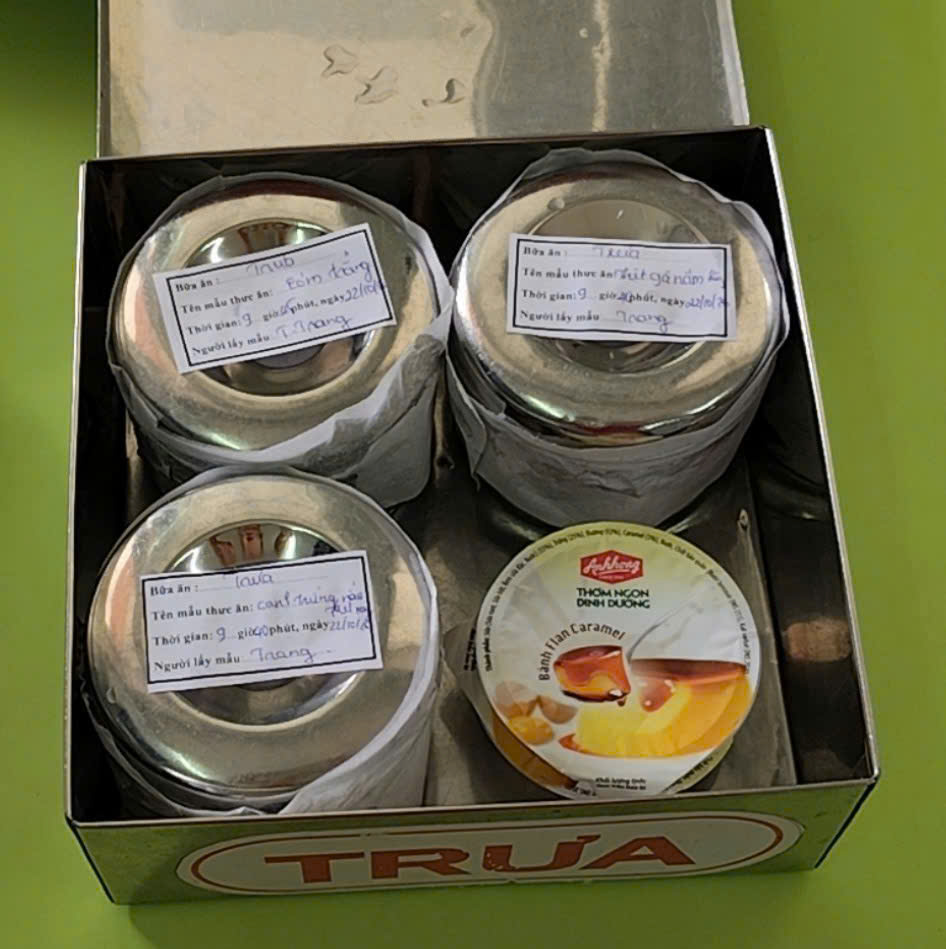 Preserved meal sample