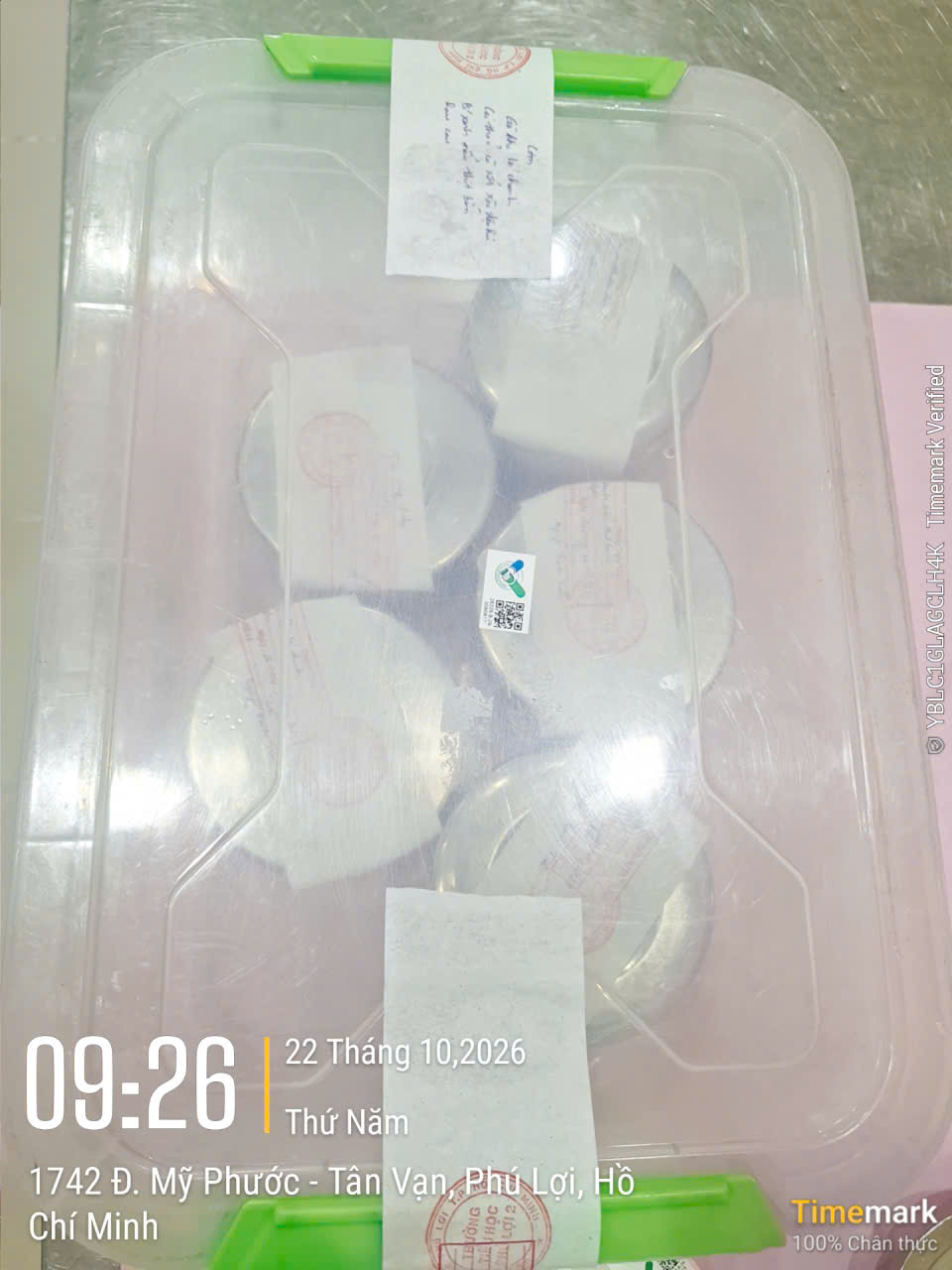 Preserved meal sample