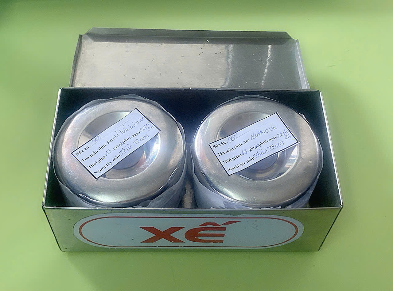 Preserved meal sample