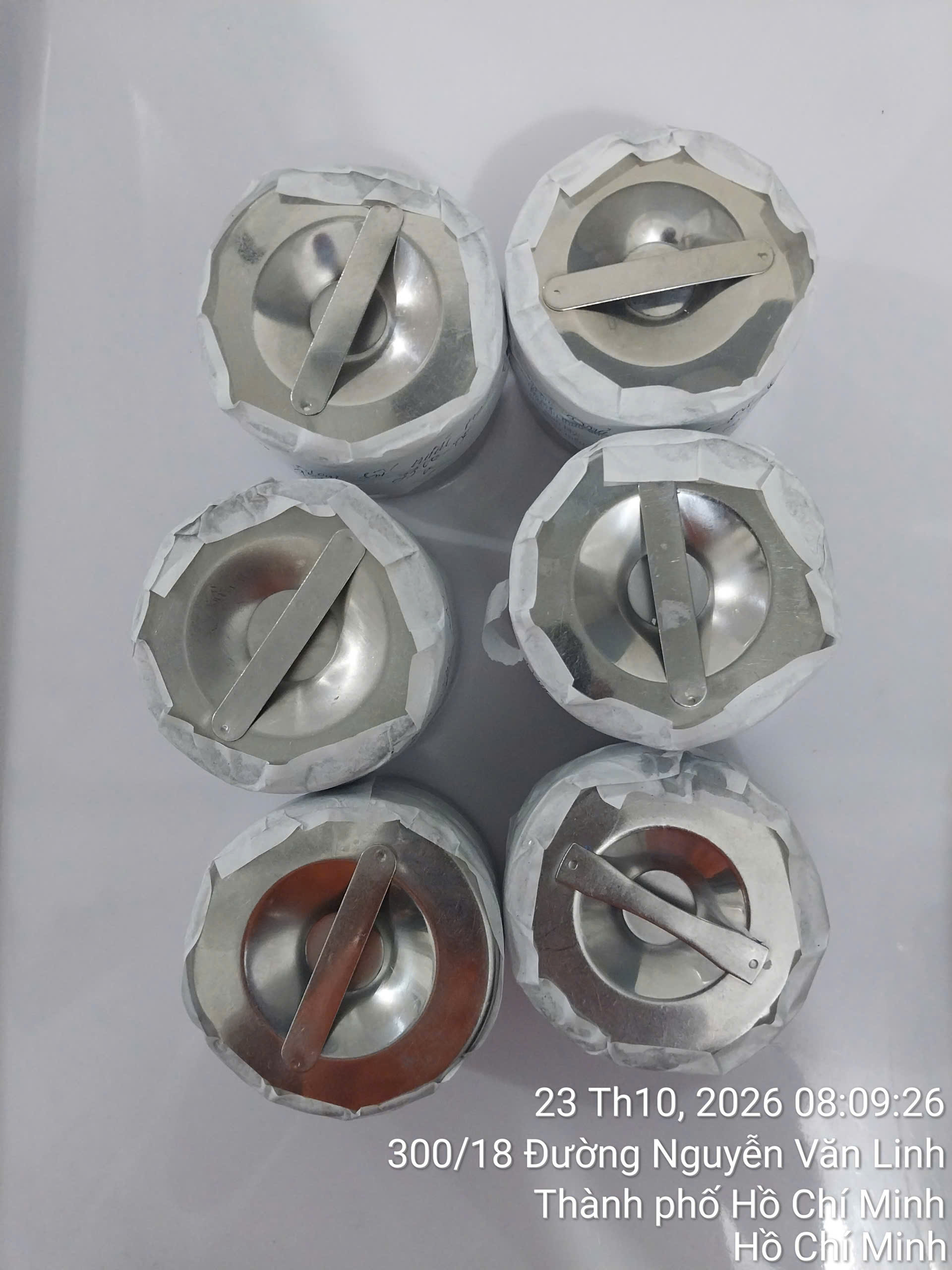 Preserved meal sample