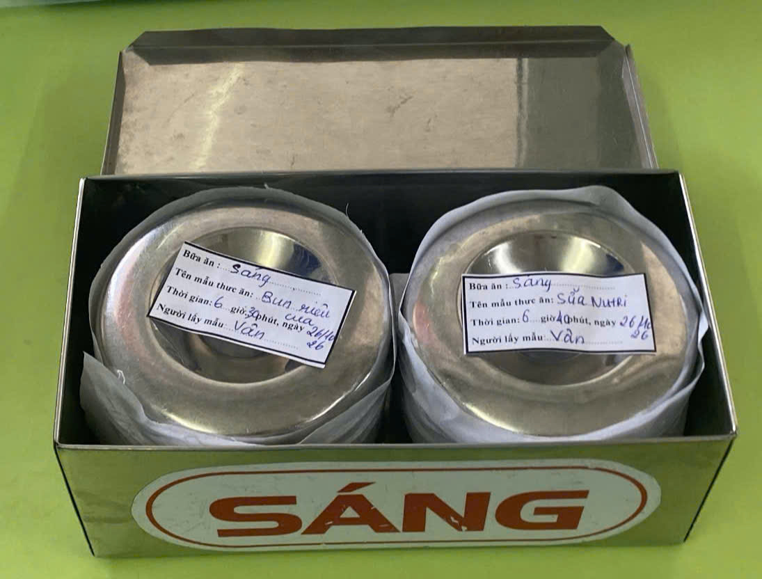 Preserved meal sample