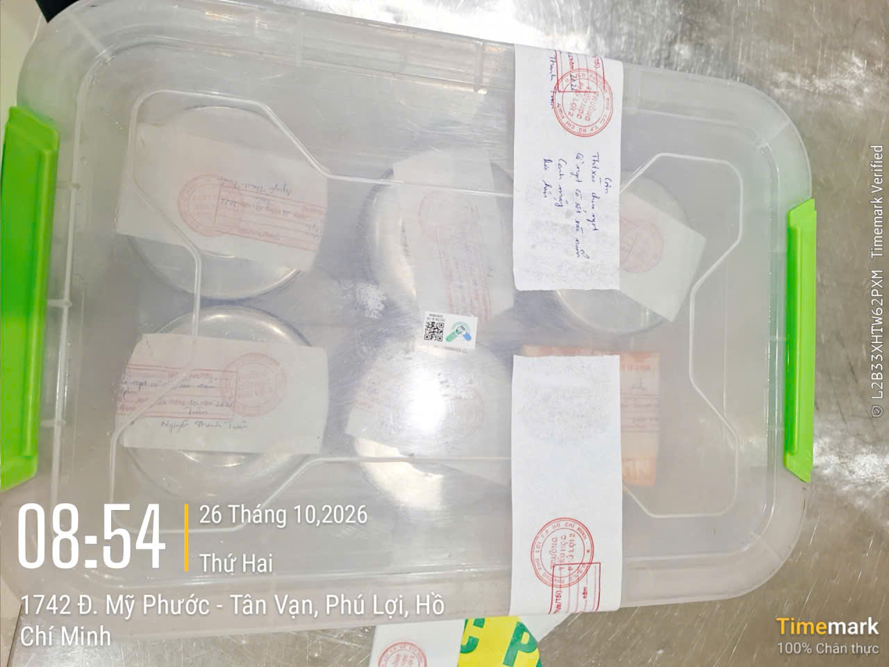 Preserved meal sample