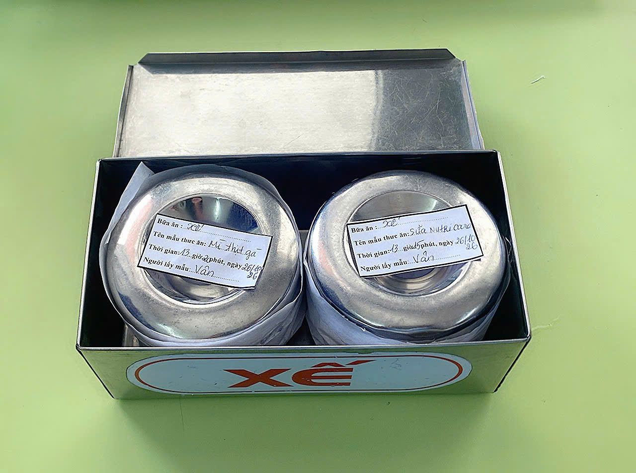 Preserved meal sample